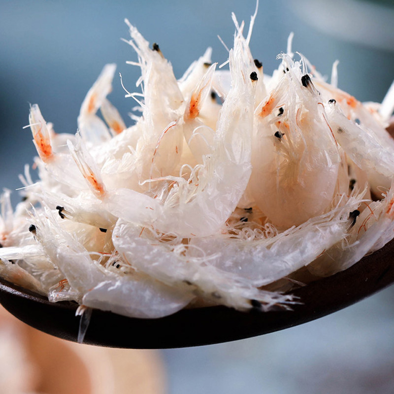 大海味道威海特产淡干生虾皮磨粉辅食冷冻保存虾皮