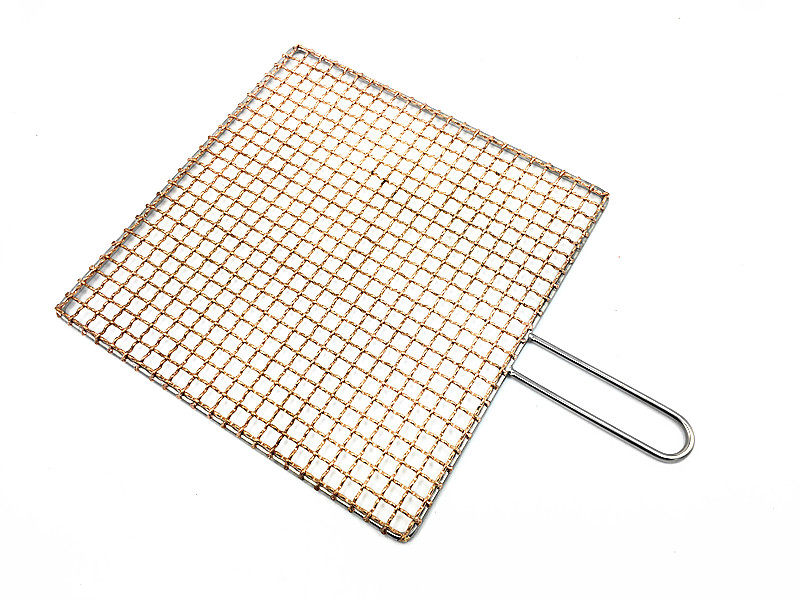 烤网烧烤韩式方形烤肉烤网方紫铜耐用粗丝商用烧烤网