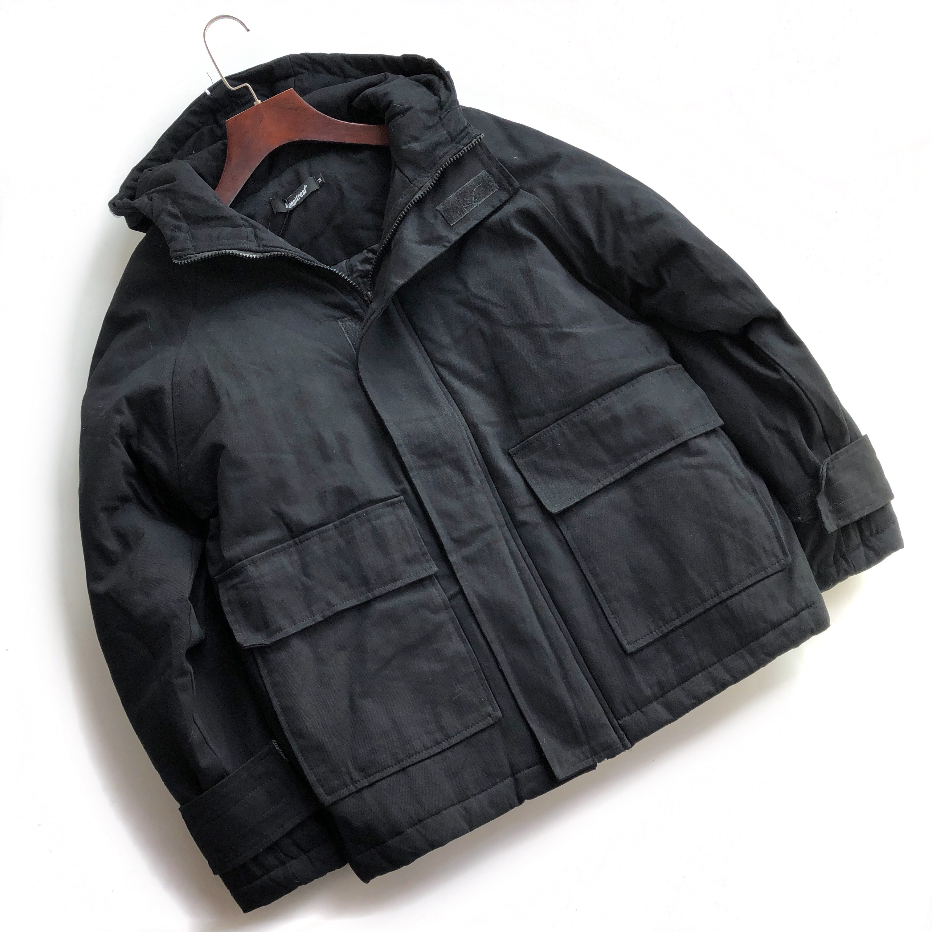 100棉!超帅工装棉衣男士加厚外套棉袄冬季面包服宽松大码棉服