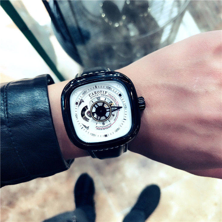 【国产腕表】carotif卡罗蒂夫陀飞轮镂空全自动机械表男时