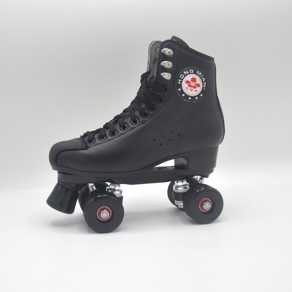 包邮红棉正品3108成人双排溜冰鞋四轮旱冰花样双排轮