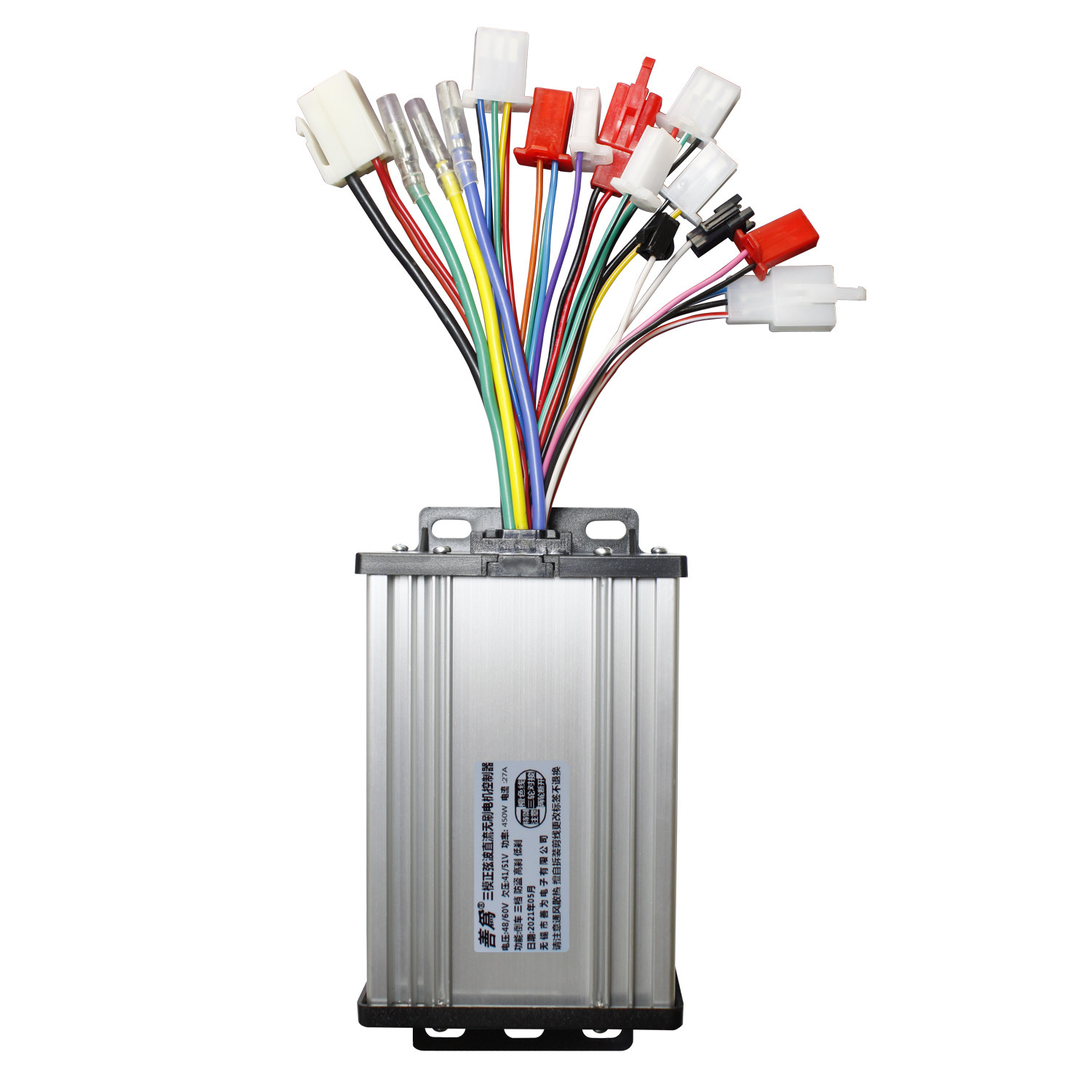 电动电瓶车三模正弦波静音控制器智能电机驱动器4860v通用450w9管