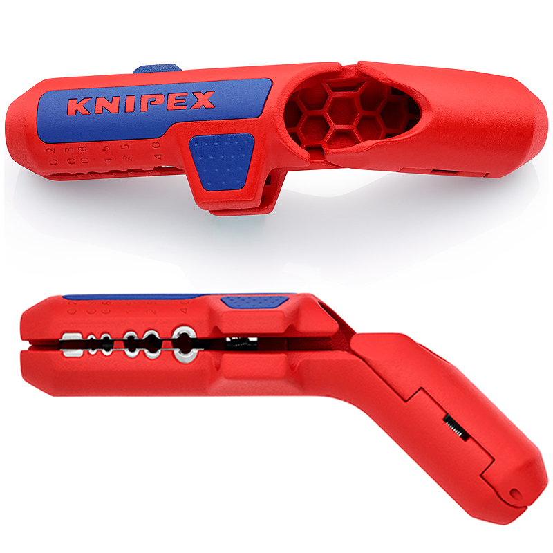 凯尼派克德国进口电工剥线钳子多功能三合一弯柄剥线钳