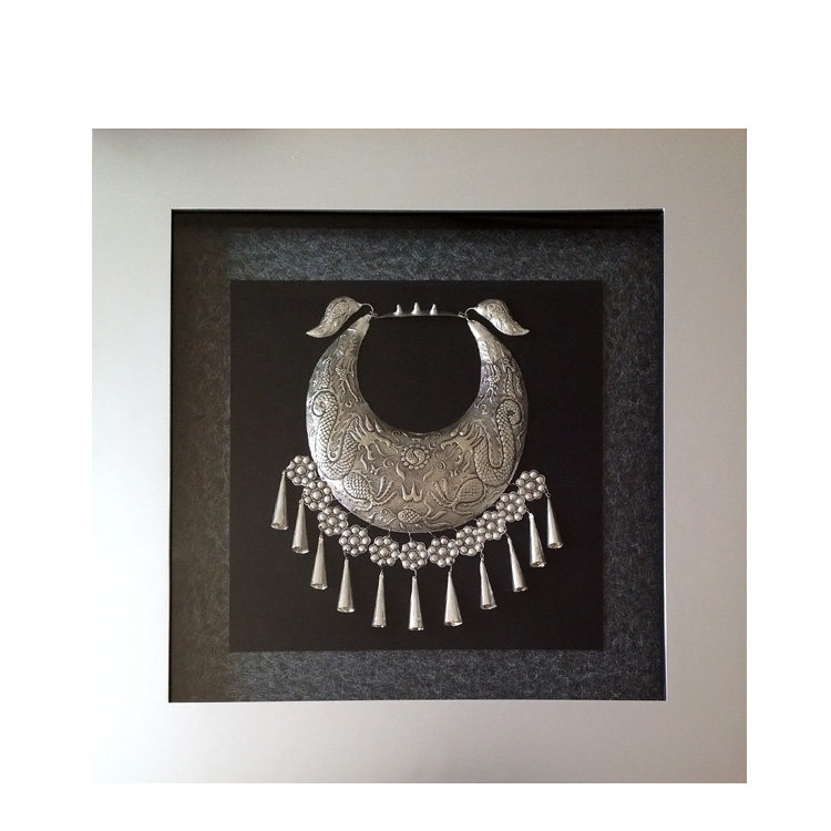 苗银画银画挂画玛雅浮雕立体民族风苗族客厅装饰画现代装饰画