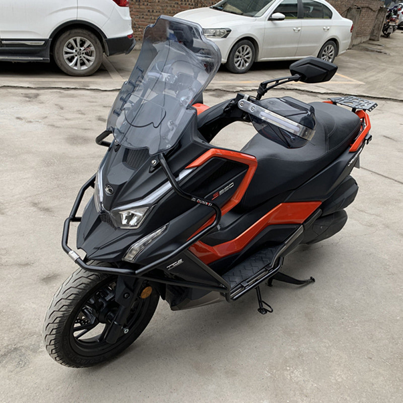 光阳适用于赛艇s350保险杠改装踏板踏板车车前护杠摩托车保险杠