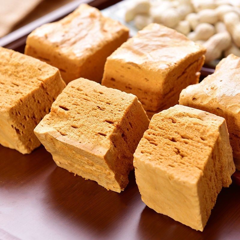 蜂蜜糕蜂窝糖吴记纯手工老式蜂蜜麦芽糖敲糖灶糖叮叮糖蜂蜜糖250g