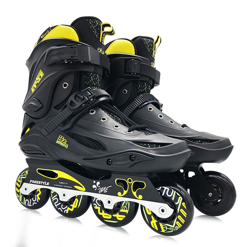费斯freestyle陌上成人专业轮滑鞋平fsk刹停绕桩直排轮
