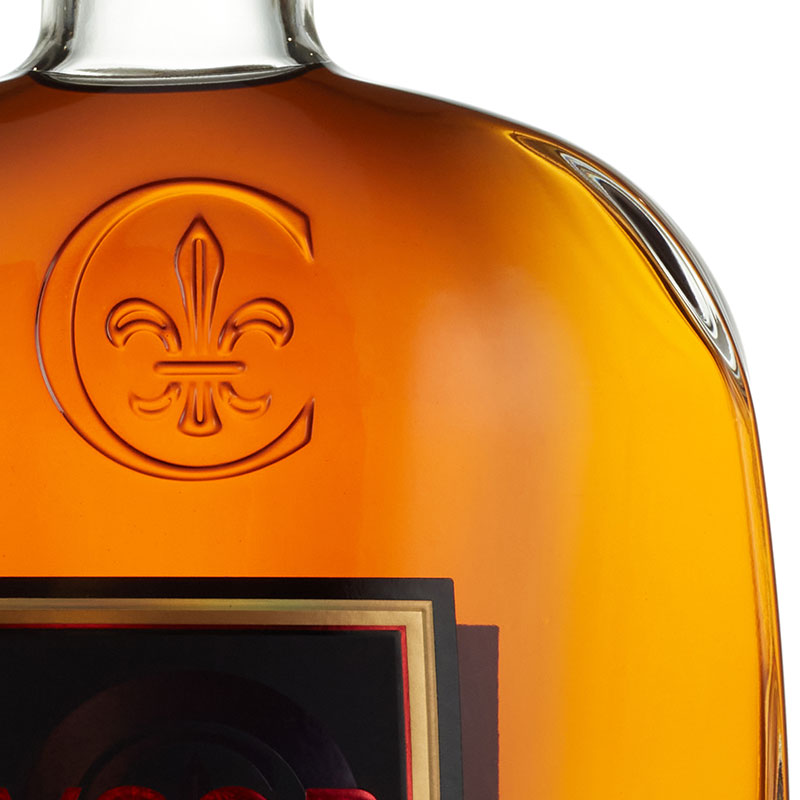 1l洋酒进口法国白兰地雅文品客vsop金装chabot白兰地