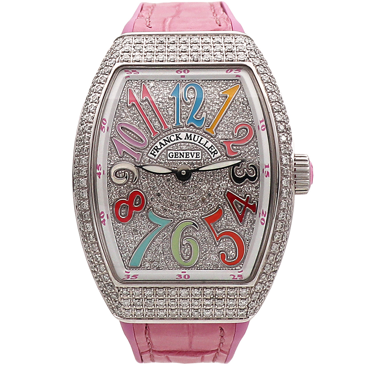 中检可选腕表女士石英镶钻系列满天星v32法穆兰瑞士腕表