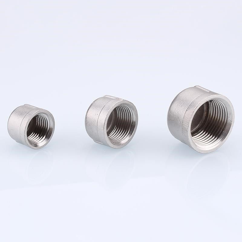 不锈钢外丝堵头堵帽闷头塞头管帽内丝管件4分管堵