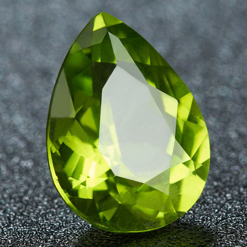 1克拉水滴橄榄石裸石戒面彩色宝石支持其他