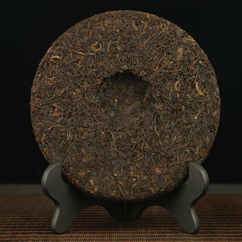 28片中茶普洱2022年经典唛号7571熟茶357克普洱