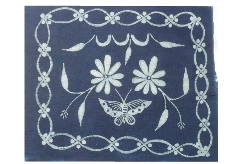 蜡染丹寨布料苗族特色贵州代表少数民族工艺品苗族蜡染