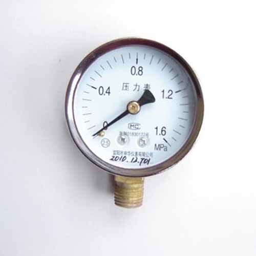 压力表16mpa2分水压气动气压压力表