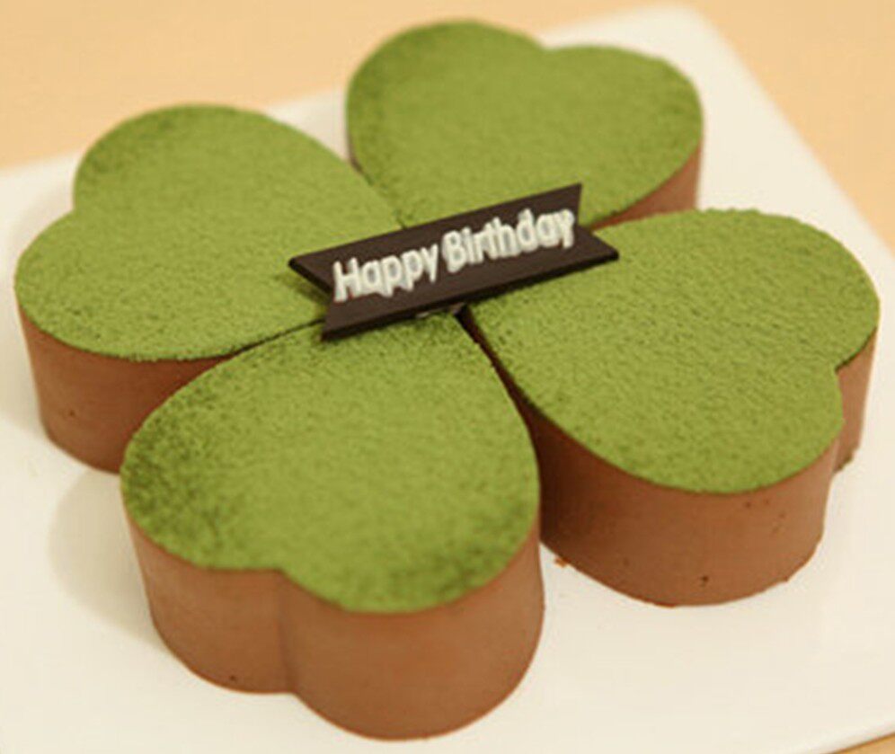 四叶草拼慕斯生日蛋糕店榴莲抹茶芒果巧克力莓4味520情人节配送