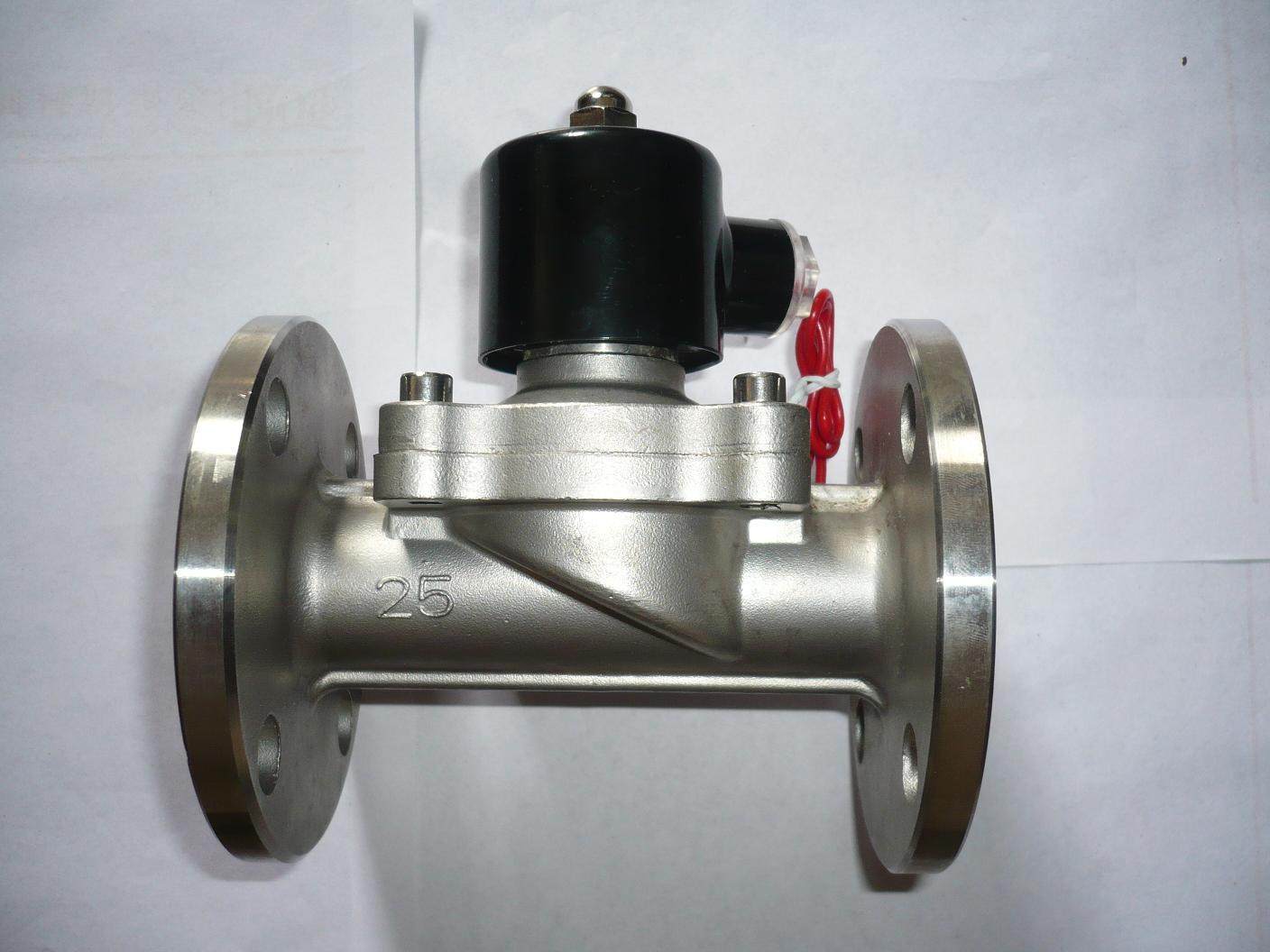 高温120度博普电磁电磁阀阀门2w16015bf不锈钢法兰连接其他阀门