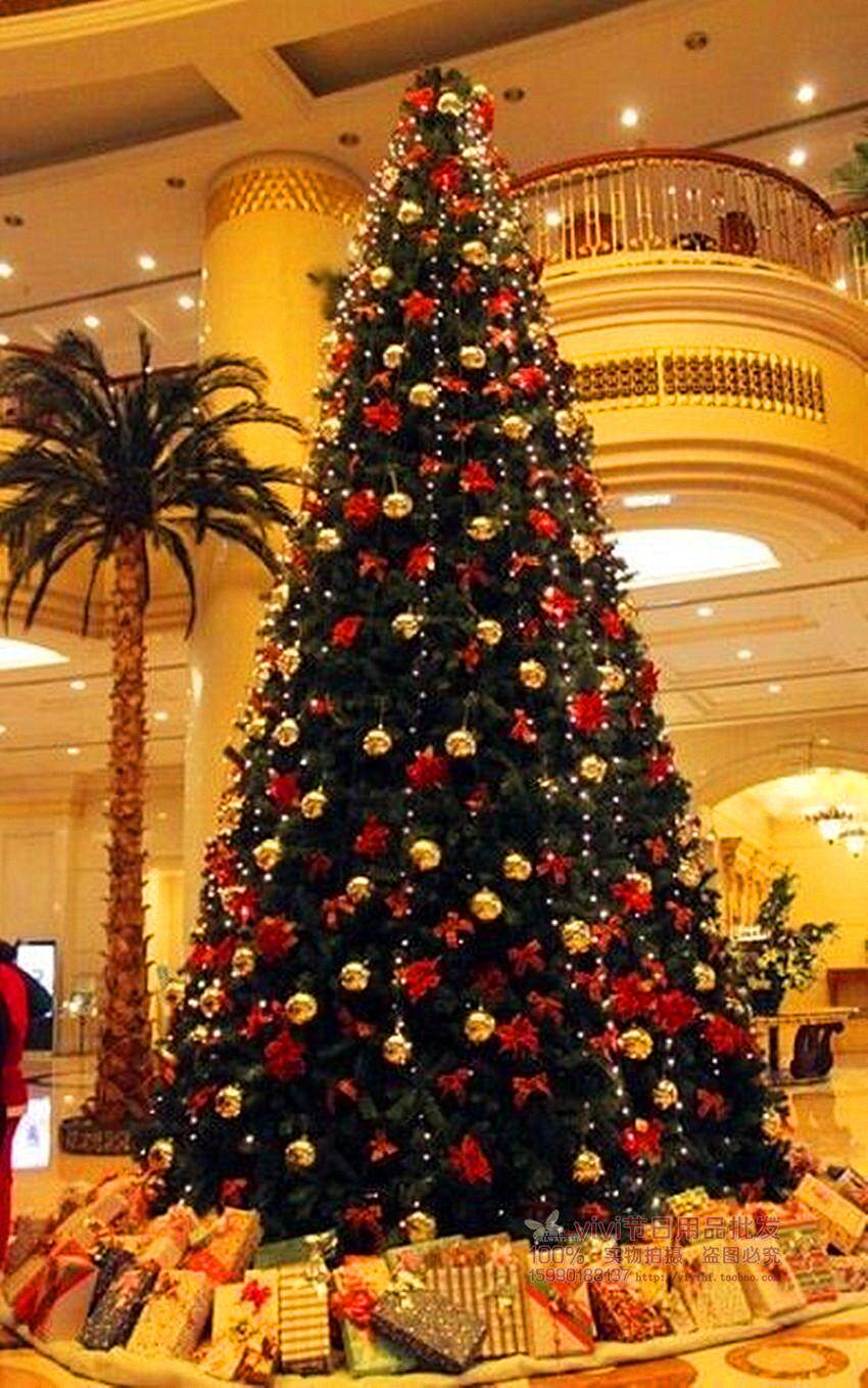 圣诞树套餐圣诞用品大型精装4米框架大厅加密圣诞树