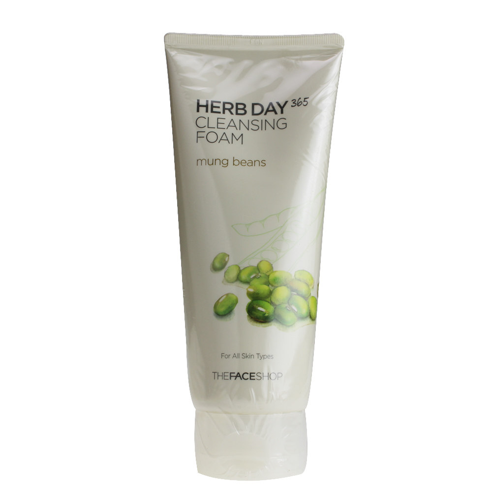 thefaceshop菲诗小铺绿豆泡沫洗面奶女士洁面乳170ml韩国进口洁面皂