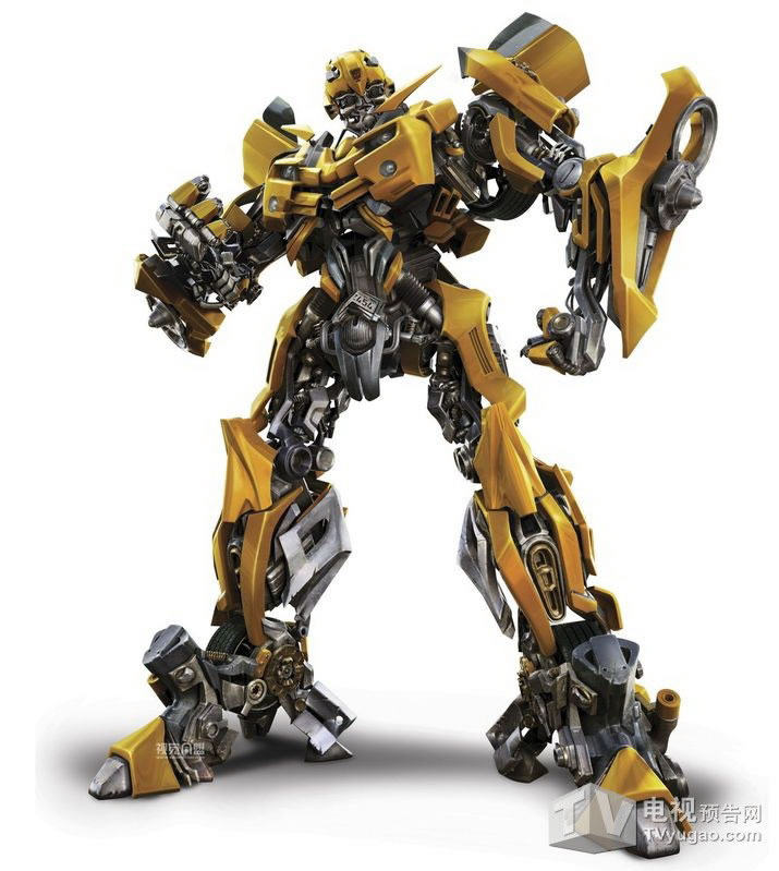 需自制 变形金刚大黄蜂3d纸模型超大尺寸6米高手工diy机器人 7703