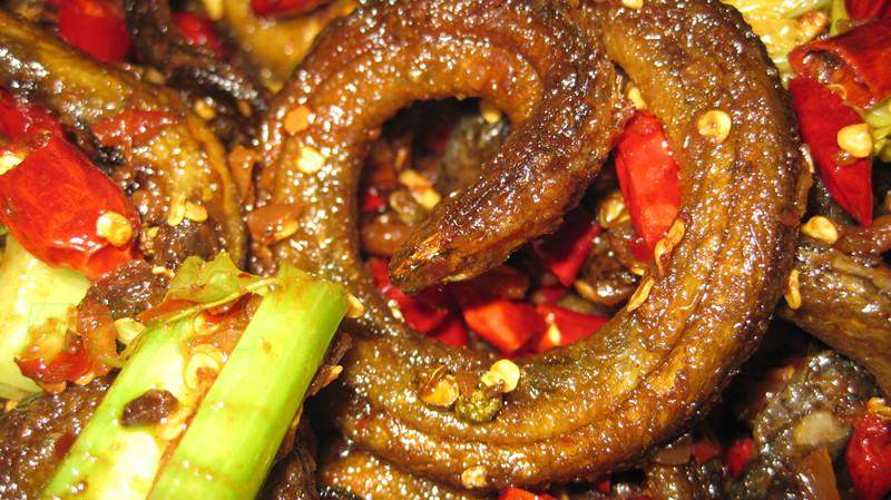 农家特产麻辣香辣爆炒盘龙黄鳝鳝鱼生态非饲其它干货