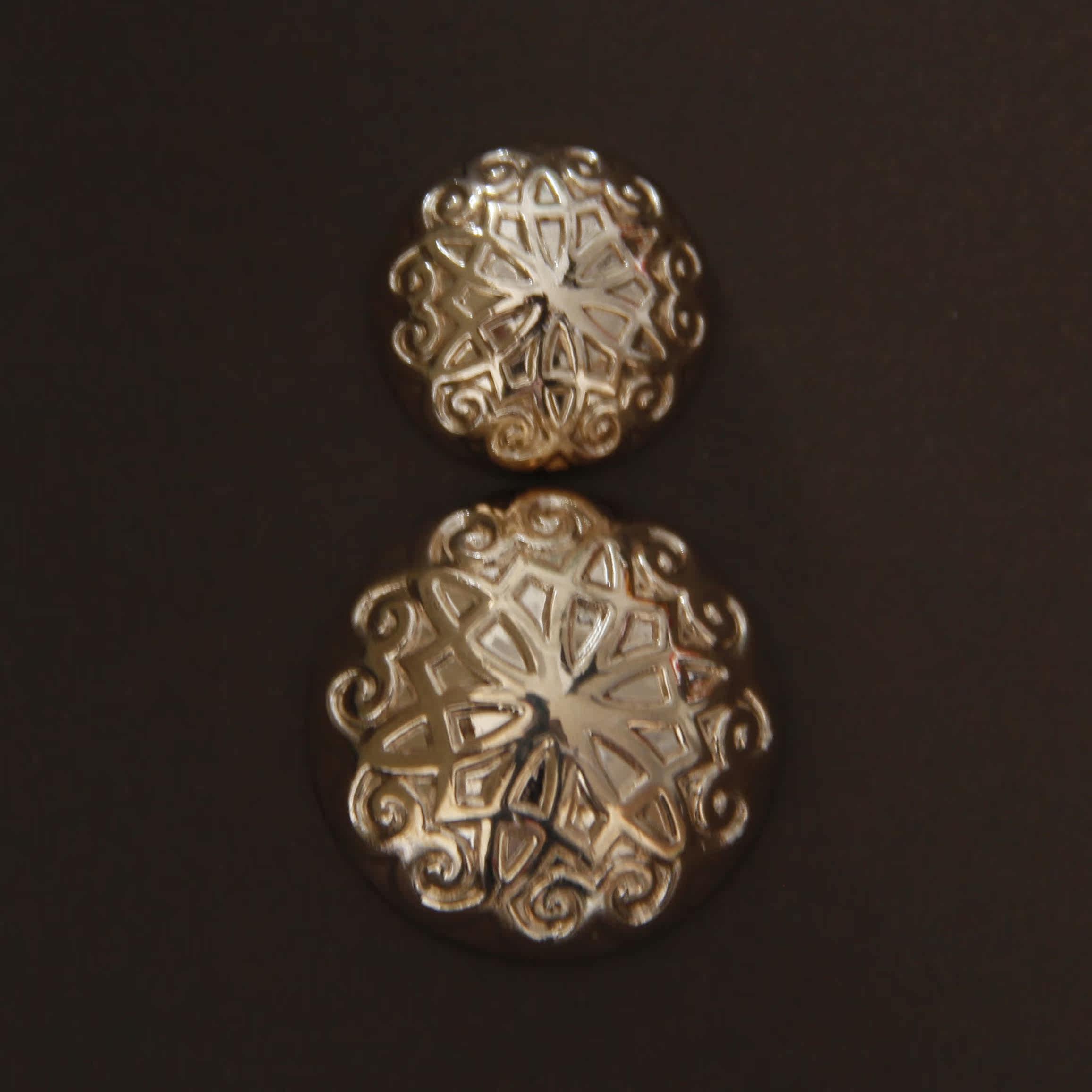 纽扣大气亮金金属9266西装23mmbutton6帮您扣子纽扣