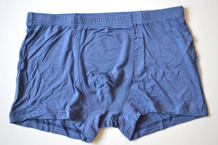 6条包邮夏季热卖旗下舒木尔莫代尔裤头纯色平角男内裤54022