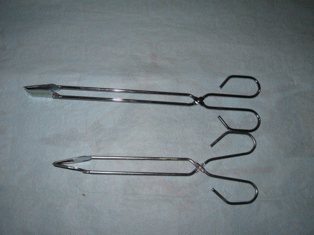 长柄食品夹子 钢丝馒头夹 铁丝面包夹 食品夹子 食物夹子钳子