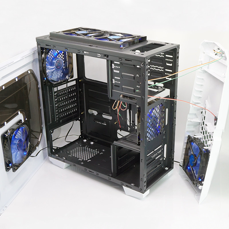 航嘉 暗夜猎手2 电脑机箱 台式机主机箱支持背线水冷游戏atx机箱