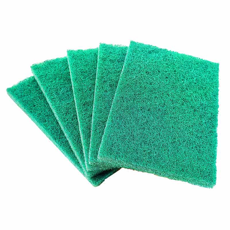 强力百洁布含砂加厚金刚砂厨房绿色洗碗布除锈清洁不锈钢拉丝布