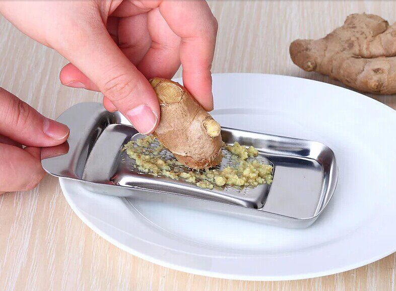磨姜不锈钢创意厨房小工工具碎姜蓉器刨泥磨蒜蒜泥剥蒜器