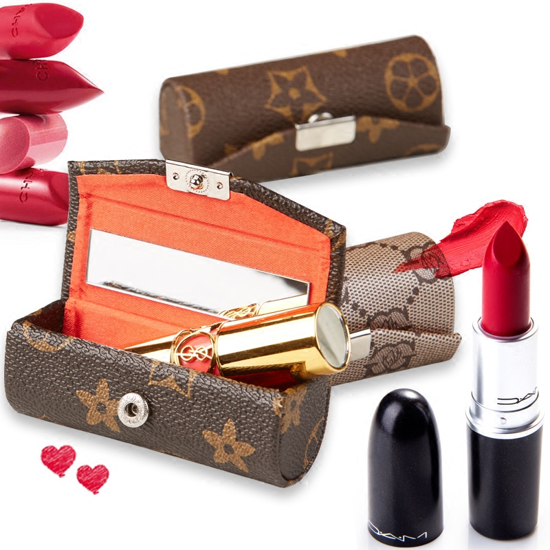 口红珀娅凯琳首饰盒环保皮质盒子唇膏收纳首饰盒