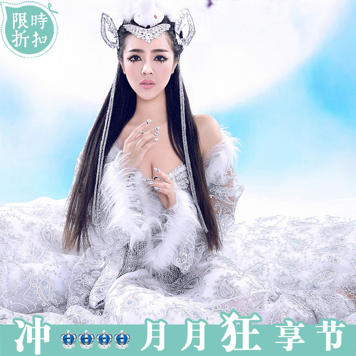 古装性感狐美人影楼写真异域风格狐妖主题演出服狐狸妖精女装狐媚