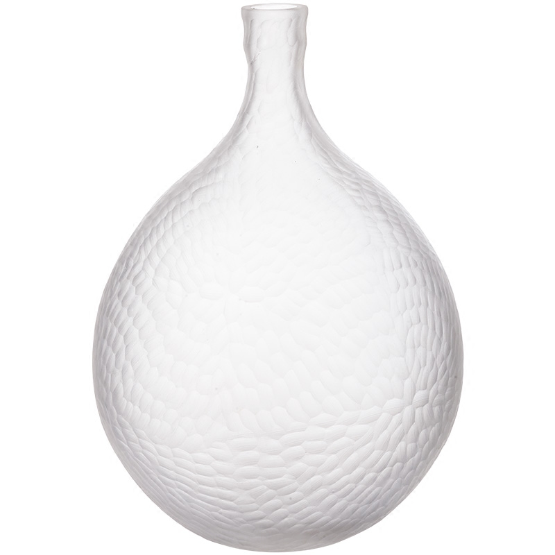 花瓶奇居良品客厅餐厅装饰摆件手工吹制细口玻璃花瓶