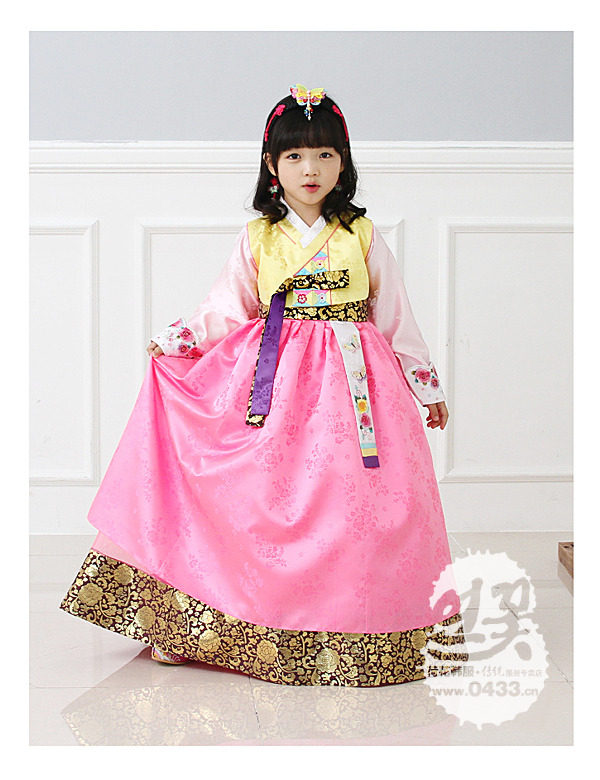 女孩舞台演出韩式女童韩国大长今朝鲜族民族服装儿童唐装