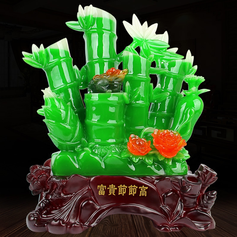 竹子财富节节高摆件家居家居装饰装饰品客厅电视酒柜摆件