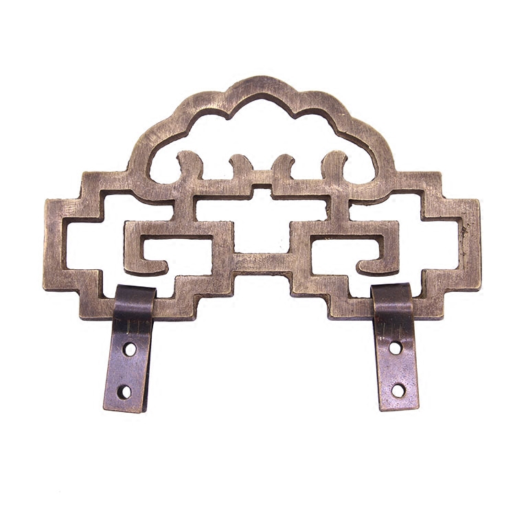 挂钩黄铜牌匾字画画框招牌十字绣中式挂件加厚装饰挂钩