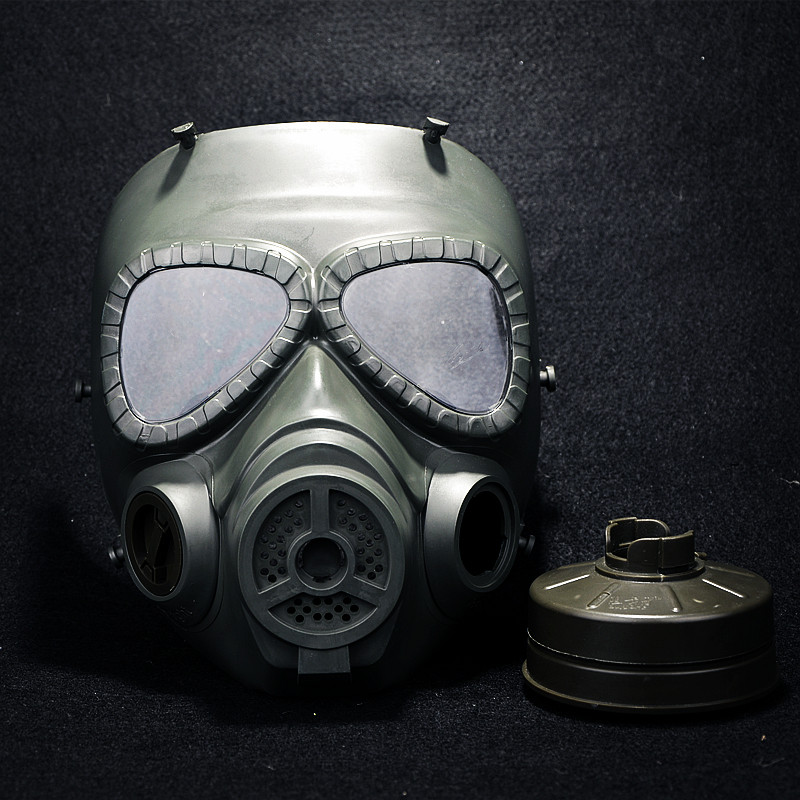 酋长防毒面具防护骷髅野战生化m044代s10面罩