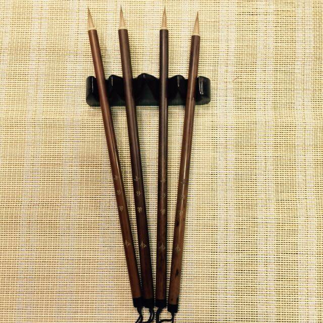 德信堂鸡毫兼毫笔小楷毛笔工笔花鸟二王欧体国画毛笔