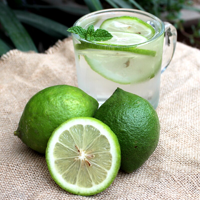 4斤装 四川青柠檬 柠檬绿青柠水果 新鲜海南金桔柠檬 农产品