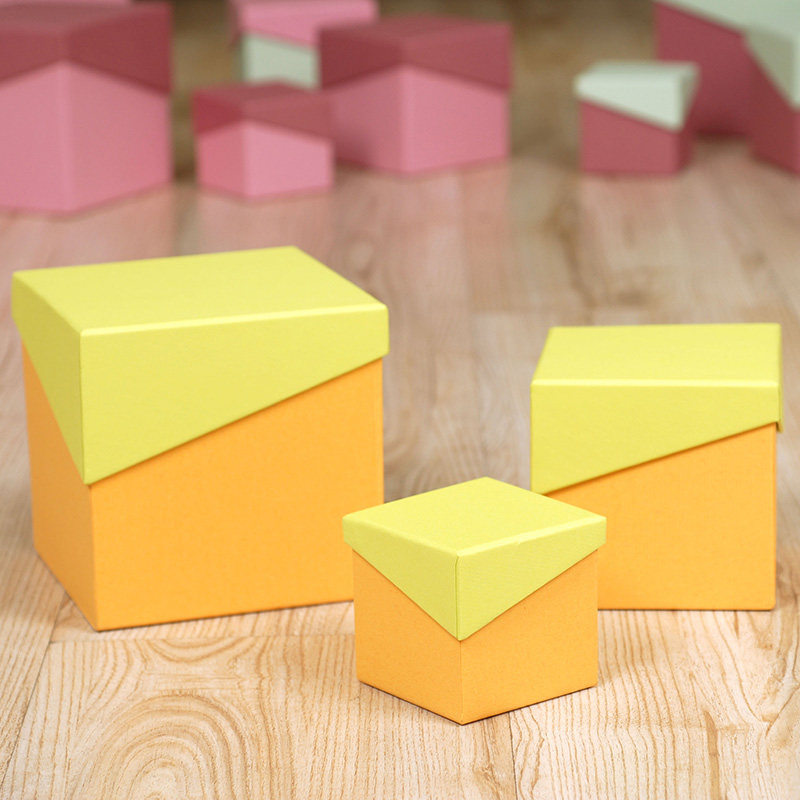 伊和诺精美创意别致纯色撞色包装包装纸纸盒礼盒包装纸