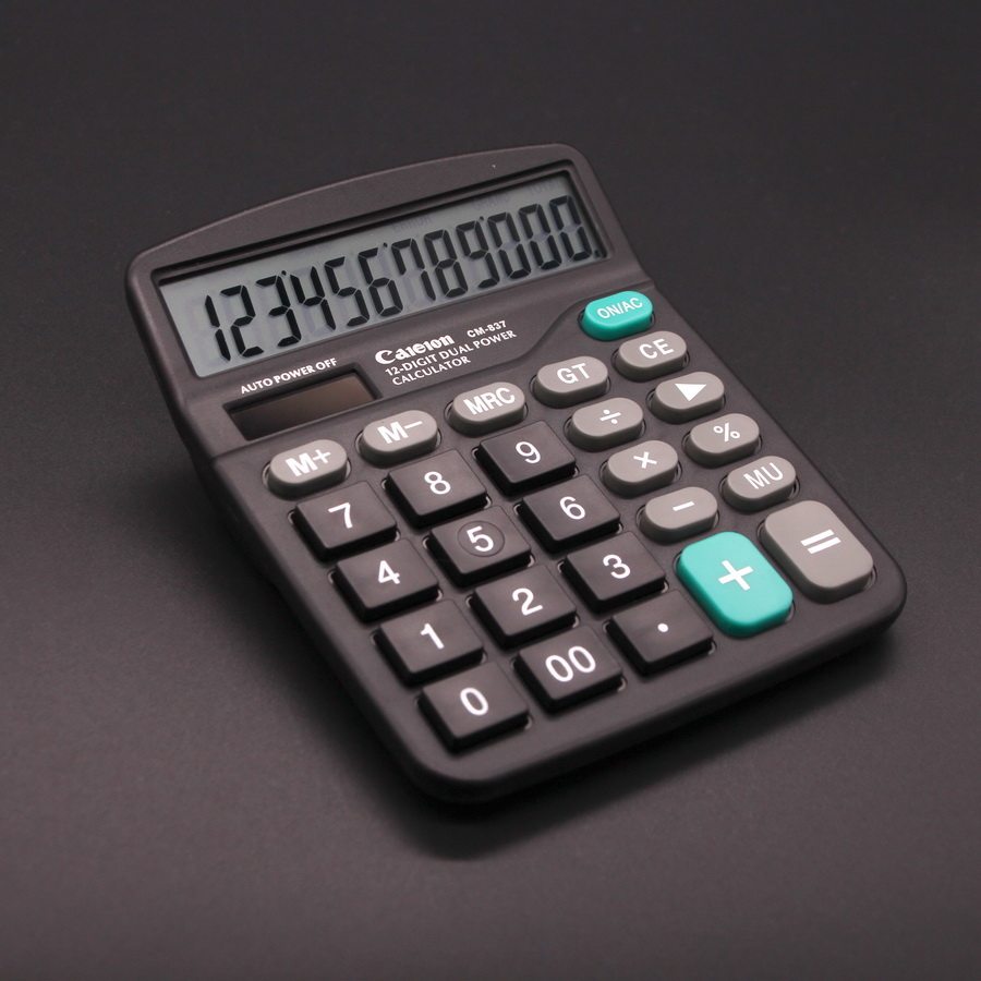 计算器学习学生财务办公用品计算机12位数多功能迷你仿真计算器