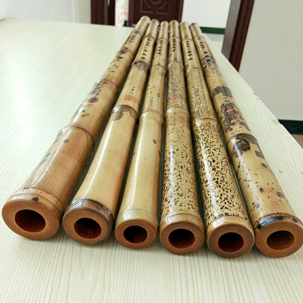 香妃斑竹洞箫定制芝麻虎皮斑梅花斑蝴蝶斑8孔箫