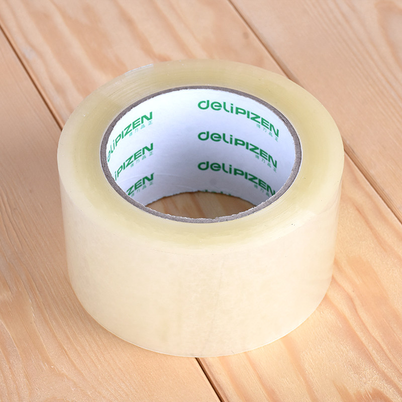 胶带透明封箱透明胶得力粘性胶布批发大卷胶带