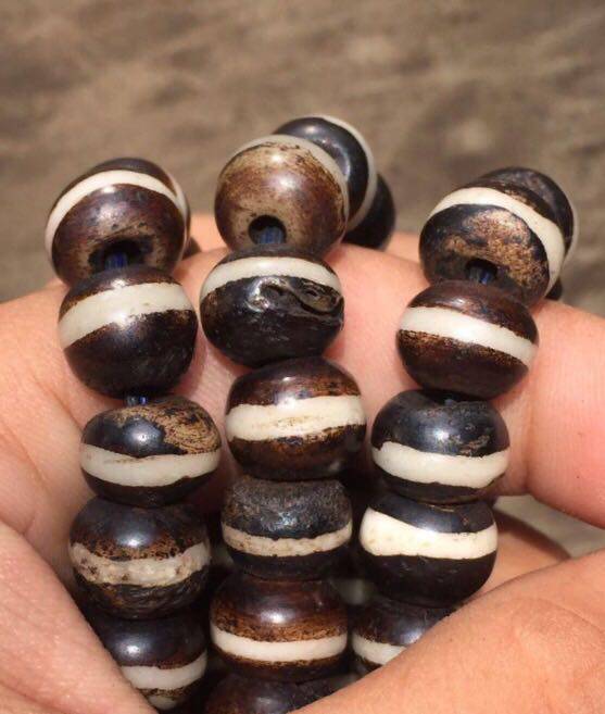 藏区老灵一线原配佛珠少见药师特价结缘佛珠