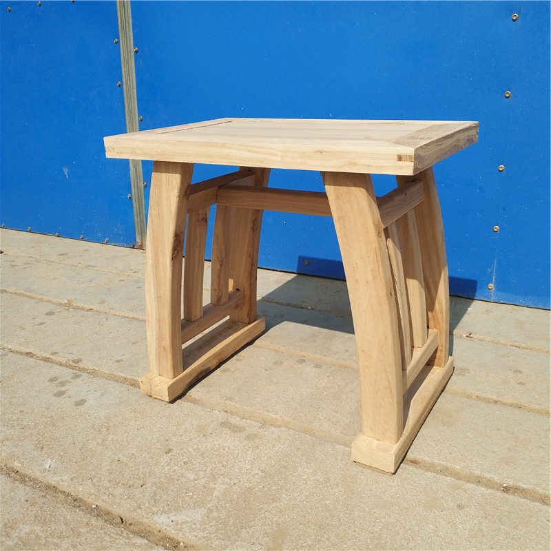 榆木国学马鞍桌琴桌课桌白茬白学校学堂课桌椅琴桌