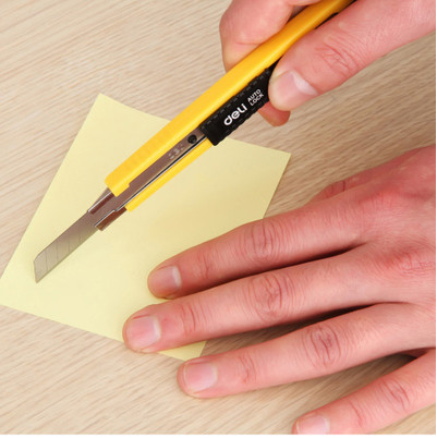 正品得力2031美工刀切割刀裁纸刀手工刀小号介刀