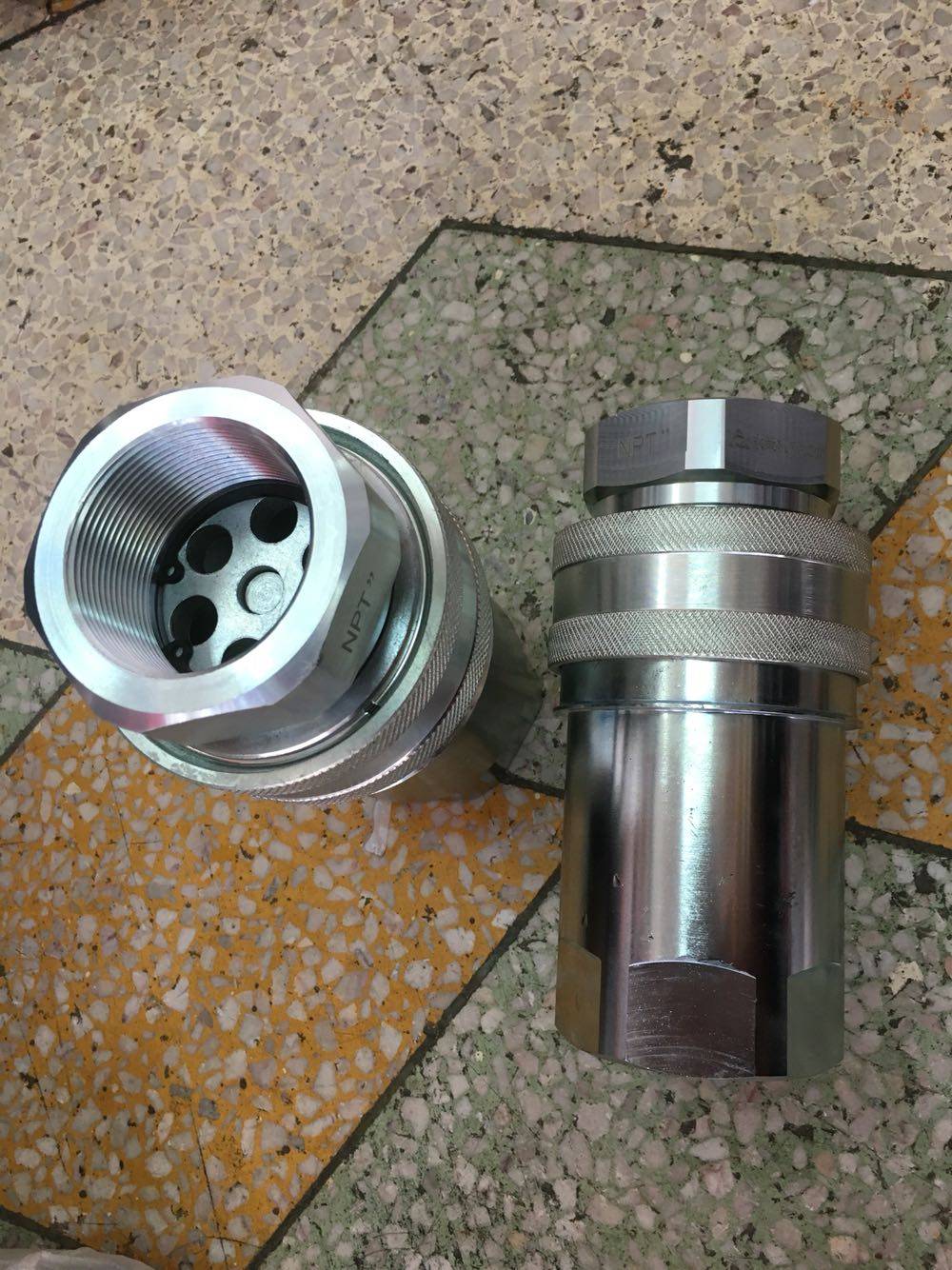 接头管路快速快换液压npt2螺纹管接头