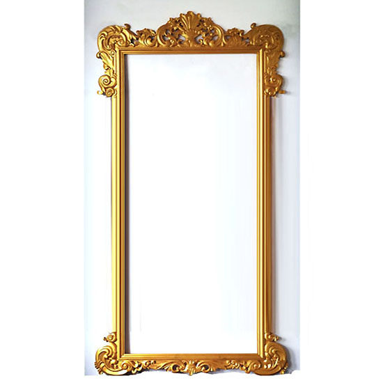 平价定制实木雕刻墙面穿衣穿衣镜镜框欧式法式穿衣镜