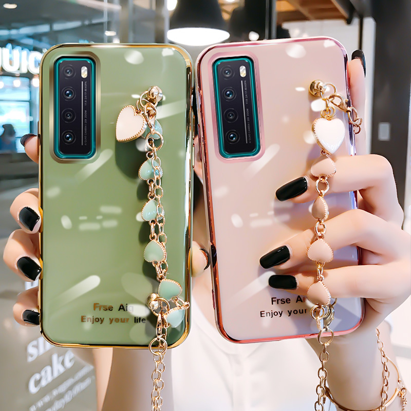 进店购买华为nova7手机壳6电镀nove7se斜挎5女款novo7pro硅胶nowa7i软