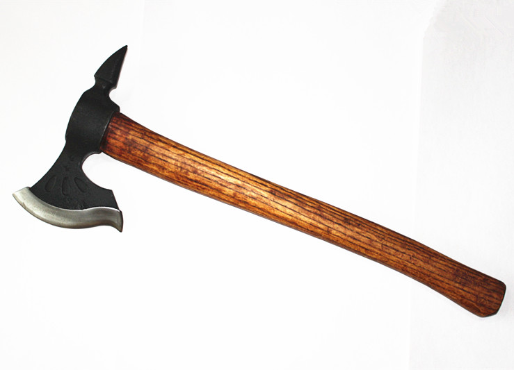 斧子俄罗斯户外斧头野营工兵进口开山锻打手工工兵斧